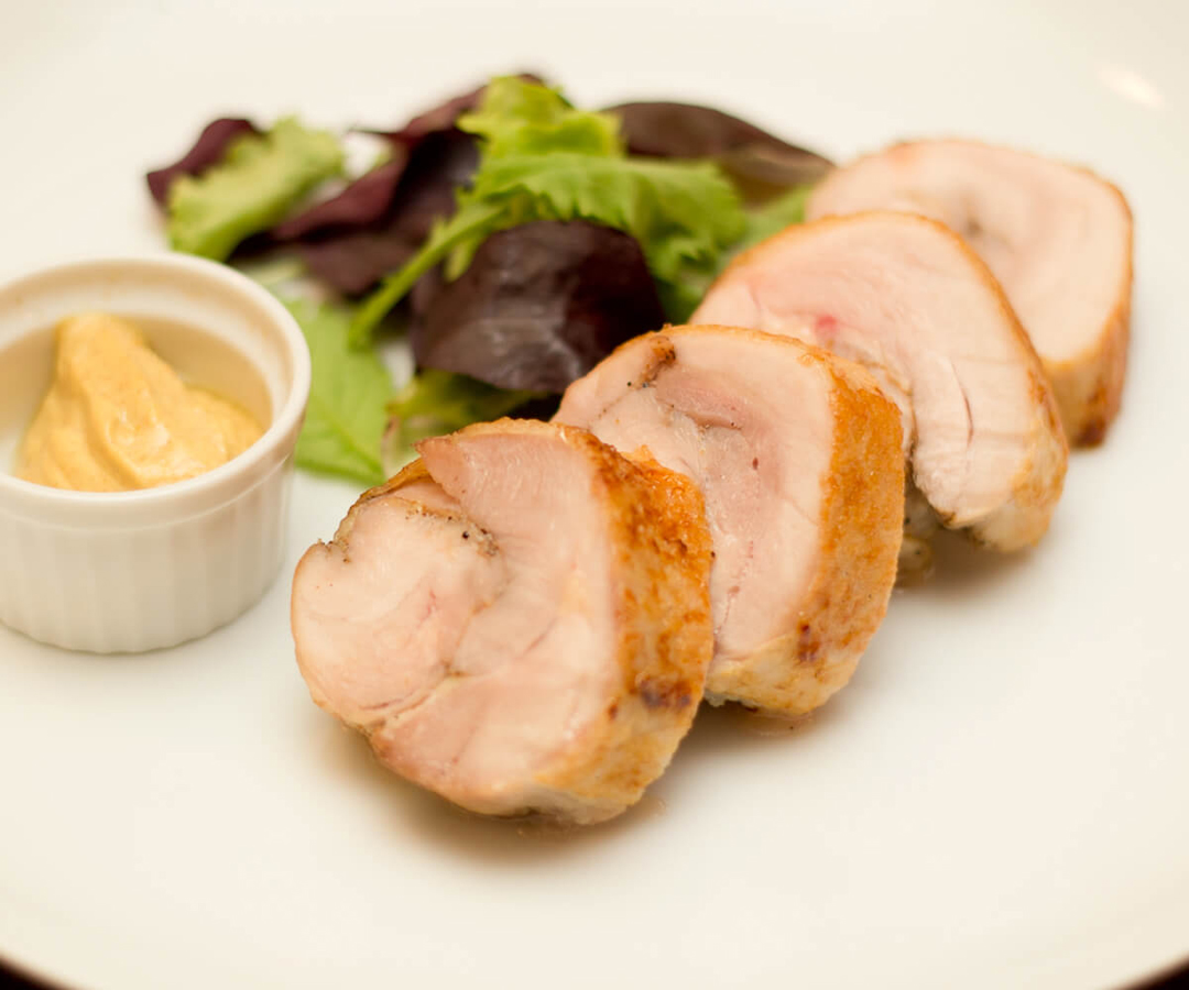 チキンのガランティーヌ|お取り寄せフレンチ『GOCHISO DÉGUSTATION』(ゴチソウ デギスタシオン)